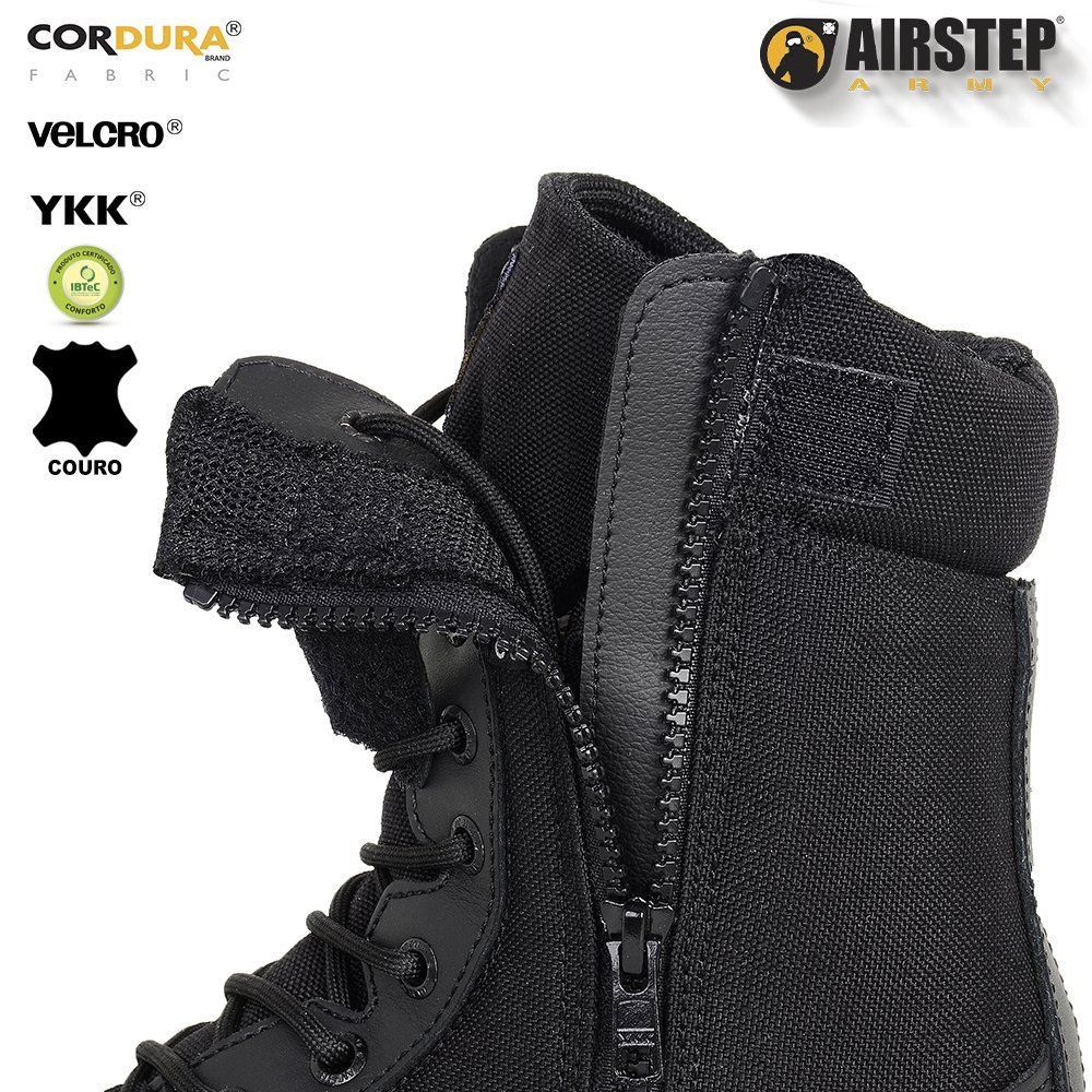 Bota Easy Boot Light 8628-1 com Zíper - Airstep - Loja Extremo Sul