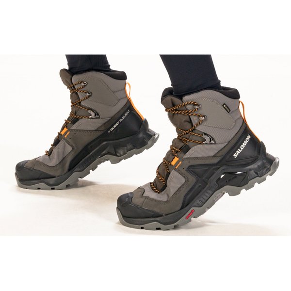 Bota Quest Element GTX M Salomon Cinza Loja Extremo Sul Aventura