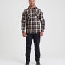 camisa lumberjack relief caqui invictus 1