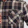 camisa lumberjack relief caqui invictus 5
