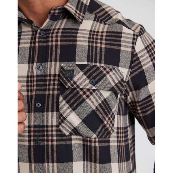 camisa lumberjack relief caqui invictus 5