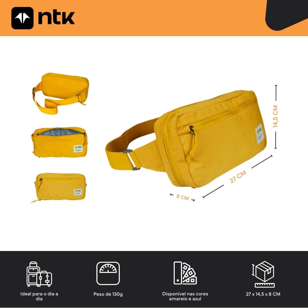 Pochete Shoulder Bag Foxy 3L - NTK - Loja Extremo Sul Aventura