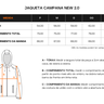 tabela de medidas invictus jaqueta campana new 2 0